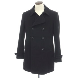 【中古】タリアトーレ TAGLIATORE ウールカシミヤ ダブルブレストコート ブラック【サイズ50】【A/W】【状態ランクC】【メンズ】