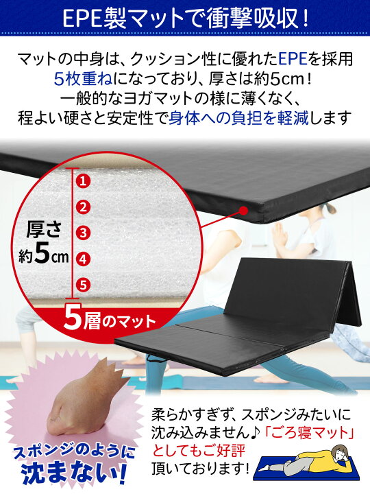 楽天市場】【訳あり】 プレイマット 体操 マット 折りたたみ 