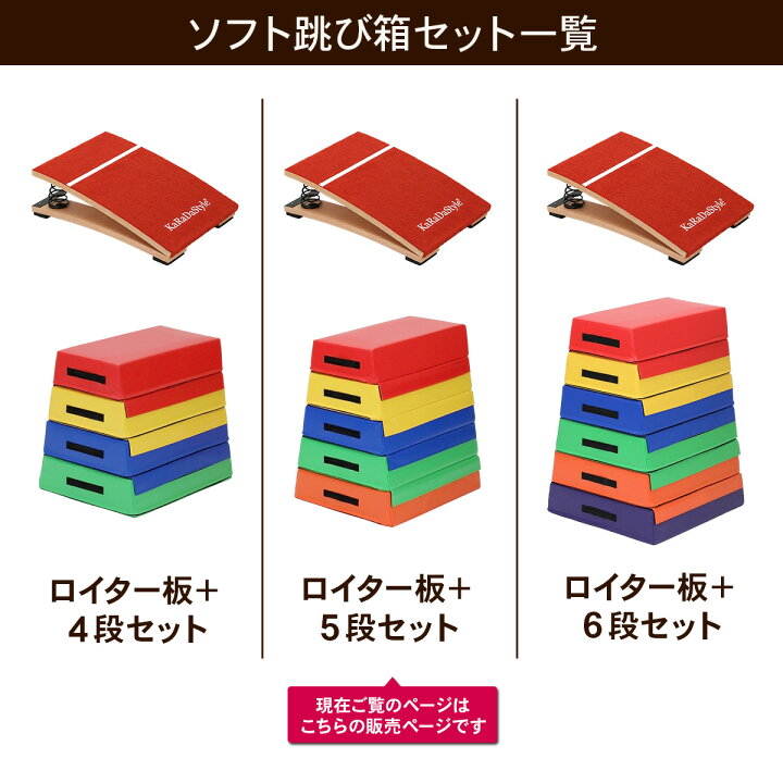 楽天市場】【エントリーでP10倍＆割引クーポン有】 跳び箱 ソフト 