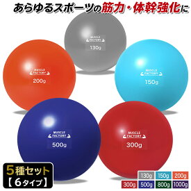 【エントリーで最大100%還元】 トレーニング ボール 野球 練習用 ボール ウエイトボール ソフトボール バッティング 練習 サンドボール プアボール メディシンボール 体幹 強化 瞬発力 筋トレ リハビリ スポーツ 5種 選べる6セット