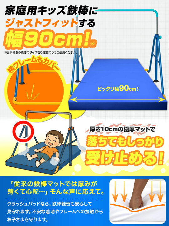 楽天市場】クラッシュパッド エバーマット 衝撃吸収 鉄棒 マット 室内 