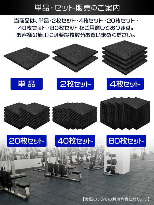 楽天市場】【期間限定！ポイント20倍！】 ゴムチップマット ジム 