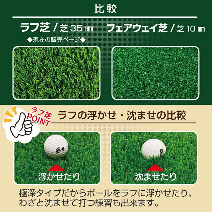 楽天市場】傾斜 ゴルフマット 120×120cm PGAプロと共同開発 特許取得 