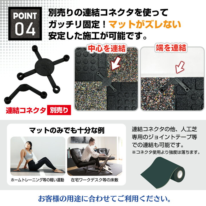 楽天市場】ゴム フロアマット ジムマット 20mm トレーニング  