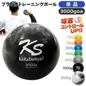 プライオボール 野球 球速アップ トレーニングボール 投手 プアボール サンドボール 練習 ウエイトボール 重いボール Plyoball 3000g (単品)