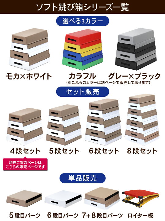楽天市場】跳び箱 ソフト 飛び箱 とび箱 ジョイント式 とびばこ 子供 