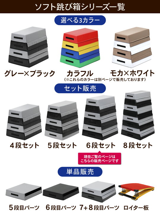 楽天市場】跳び箱 ソフト 飛び箱 とび箱 ジョイント式 とびばこ 子供 