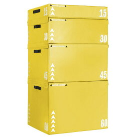 【最大7,777円OFFクーポン有★超ポイントバック祭】 ジョイント式 プライオボックス ソフト プライオメトリクス ボックス 陸上 球技 フィットネス 昇降台 ジャンプ台 ステップ台 跳び箱 3in1 体幹 トレーニング フルセット 70*80*(15+30+45+60)cm