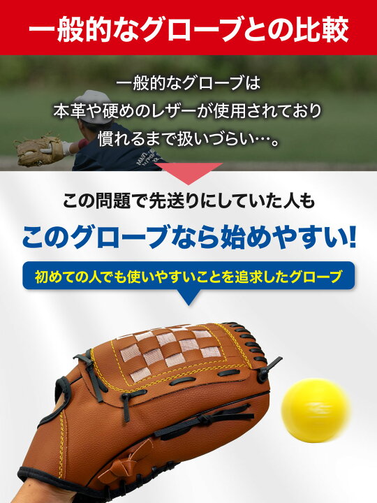楽天市場】グローブ 野球 セット 練習 親子 子供 野球グローブ 柔らか 