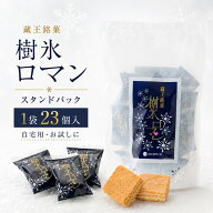 最短発送 樹氷ロマン スタンドパック 1袋 23個入 蔵王銘菓 山形 お土産 お菓子 個包装 自宅用 お試し お…