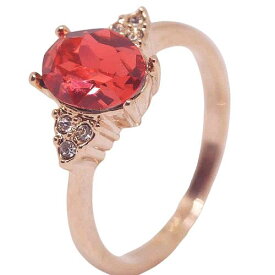 18K RGP ゴールド ダイヤ CZ 一粒 彩石 リング gu1372e 普通便 送料無料