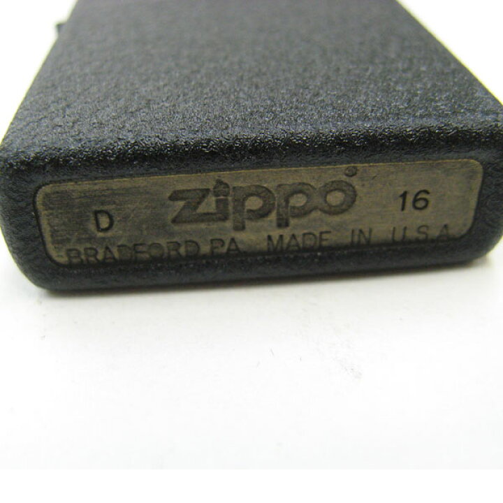 楽天市場】ZIPPO ブラッククラックル #236 ジッポーオイルライター 