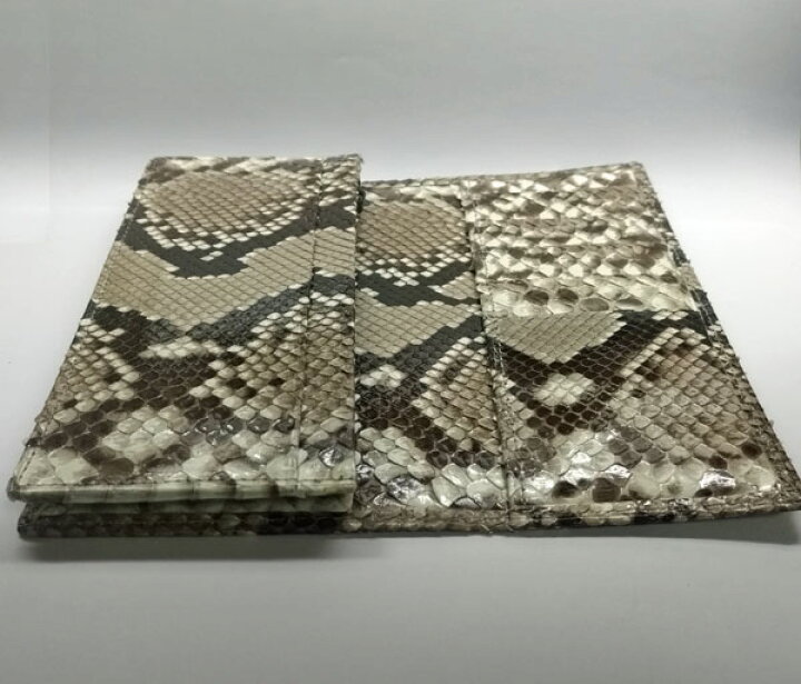 楽天市場】パイソン財布 ヘビ革ウォレット 蛇革財布無双長札入れ 日本 