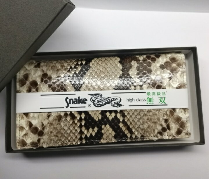 楽天市場】パイソン財布 ヘビ革ウォレット 蛇革財布無双長札入れ 日本  