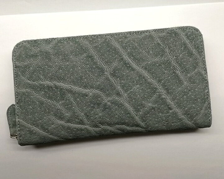 楽天市場】象皮 象革 財布 エレファント 長財布 ラウンドファスナー  