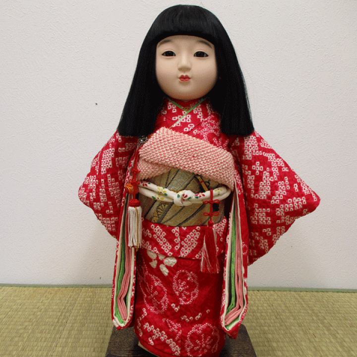 □即決□ 江戸時代 千利休 風俗人形 高18cm □ 衣裳人形