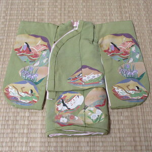【送料無料!】【特別提供品!】京製尺二市松人形用衣裳