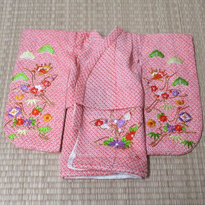 【送料無料!】【特別提供品!】京製尺二市松人形用衣裳