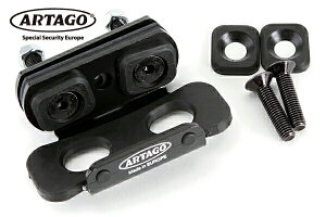 ARTAGO K200 アルタゴ #32ディスクロック アラーム専用 ホルダーキット【汎用プレートサンドイッチ装着タイプ】 防犯 鍵 盗難防止 セキュリティー ディスクロック 専用車載キット 【ロックは別