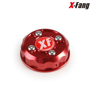X-Fang BTC401RD Billet Brake Fluid Tank Cap RED �r���b�g�u���[�L�t���[�h�^���N�L���b�v ���b�h DELICA D:5 �O�� ���� ���
