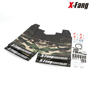 X-Fang M40302CAG Mudflap CAMOUFLAGE ARMY GREEN �}�b�h�t���b�v �J���t���[�W�� �A�[�~�[�O���[�� DELICA D:5 ����
