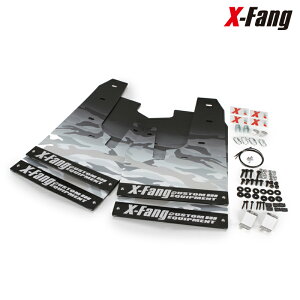 X-Fang M40302CWH Mudflap CAMOUFLAGE Pattern WHITE �}�b�h�t���b�v �J���t���[�W�� �z���C�g DELICA D:5 ����