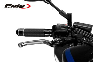 Puig 110PP210PP FOLDABLE BRAKE & CLUTCH LEVER 3.0 SILVER/SILVER (|^Cv) v[` u[L Nb` Zbg