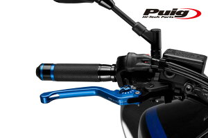 Puig 120AA220AA NON-FOLDABLE BRAKE & CLUTCH LEVER 3.0 BLUE/BLUE (Œ^Cv) v[` u[L Nb` Zbg