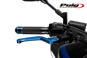 Puig 120AP220AP NON-FOLDABLE BRAKE & CLUTCH LEVER 3.0 BLUE/SILVER (Œ^Cv) v[` u[L Nb` Zbg