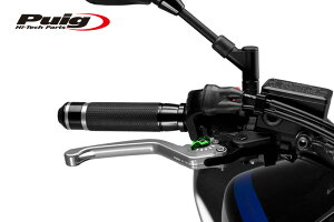 Puig 120PV220PV NON-FOLDABLE BRAKE & CLUTCH LEVER 3.0 SILVER/GREEN (Œ^Cv) v[` u[L Nb` Zbg