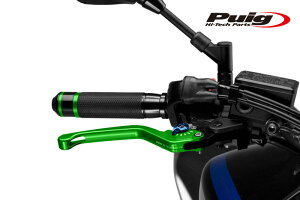 Puig 120VA220VA NON-FOLDABLE BRAKE & CLUTCH LEVER 3.0 GREEN/BLUE (Œ^Cv) v[` u[L Nb` Zbg