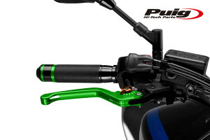 Puig 120VT NON-FOLDABLE BRAKE LEVER 3.0GREEN/ORANGEiŒ^Cvj