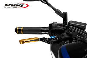 Puig 14ONA24ONA EXTENDABLE FOLDABLE BRAKE & CLUTCH LEVER 3.0 GOLD/BLUE (S/|^Cv) v[` u[L Nb` Zbg