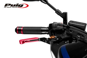 Puig 14RNT24RNTEXTENDABLE FOLDABLE BRAKE & CLUTCH LEVER 3.0 RED/ORANGE (S/|^Cv) v[` u[L Nb` Zbg