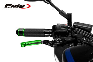 Puig 14VNN EXTENDABLE FOLDABLE BRAKE LEVER 3.0GREEN/BLACK iS/|^Cvj