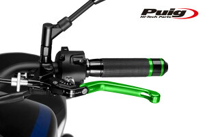 Puig 210VP FOLDABLE CLUTCH LEVER 3.0GREEN/SILVERi|^Cvj