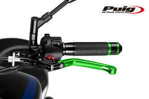 Puig 210VR FOLDABLE CLUTCH LEVER 3.0GREEN/REDi|^Cvj