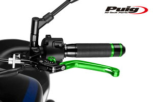 Puig 210VV FOLDABLE CLUTCH LEVER 3.0GREEN/GREENi|^Cvj