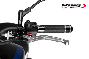 Puig 220PR NON-FOLDABLE CLUTCH LEVER 3.0SILVER/REDiŒ^Cvj