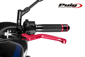 Puig 220RN NON-FOLDABLE CLUTCH LEVER 3.0RED/BLACKiŒ^Cvj