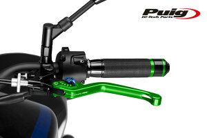 Puig 220VA NON-FOLDABLE CLUTCH LEVER 3.0GREEN/BLUEiŒ^Cvj