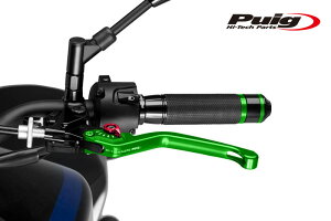 Puig 220VR NON-FOLDABLE CLUTCH LEVER 3.0GREEN/REDiŒ^Cvj