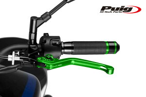 Puig 220VV NON-FOLDABLE CLUTCH LEVER 3.0GREEN/GREENiŒ^Cvj