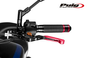 Puig 24RNT EXTENDABLE FOLDABLE CLUTCH LEVER 3.0RED/ORANGE iS/|^Cvj