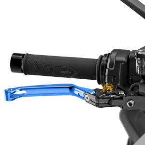 Puig 4110AO BRAKE LEVER 4.0.FOLDABLE [BLUE/GOLD] �i�|�^�C�v�j �v�[�` �u���[�L���o�[