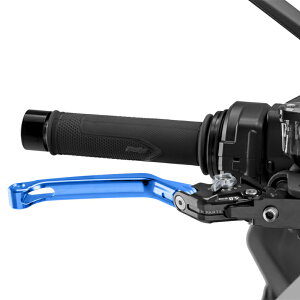 Puig 4110AY BRAKE LEVER 4.0.FOLDABLE [BLUE/TITANIUM] �i�|�^�C�v�j �v�[�` �u���[�L���o�[