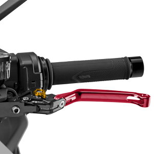 Puig 4210RO CLUTCH LEVER 4.0.FOLDABLE [RED/GOLD] �i�|�^�C�v�j �v�[�` �N���b�`���o�[