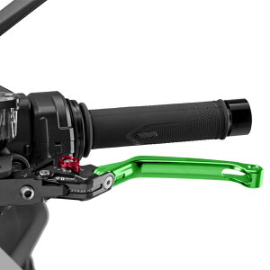 Puig 4210VR CLUTCH LEVER 4.0.FOLDABLE [GREEN/RED] �i�|�^�C�v�j �v�[�` �N���b�`���o�[