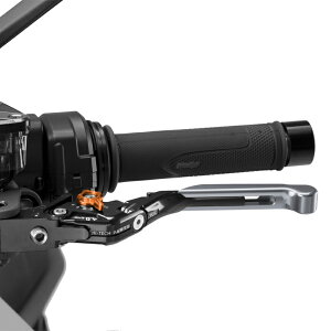 Puig 424YNT CLUTCH LEVER 4.0.EXTENDABLE [TITANIUM/ORANGE] �i�S�������A�|�^�C�v�j �v�[�` �N���b�`���o�[