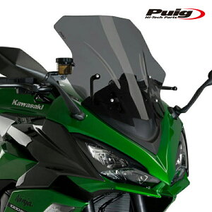 Puig 20471F RACING-SCREEN [DARK SMOKE] Kawasaki Ninja 1000 SX(20-24) Z1000SX (11-19) v[` XN[ JE